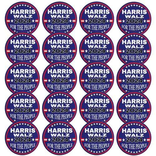 Harris Waltz 2024 Button-Anstecker Kamala Harris Tim Walz Waltz for President Vp-Anstecker und -Buttons Kreis-Abzeichen Runde Brustanstecker Brosche Dekor 7 von VINPHISH