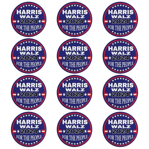 Harris Waltz 2024 Button-Anstecker Kamala Harris Tim Walz Waltz for President Vp-Anstecker und -Buttons Kreis-Abzeichen Runde Brustanstecker Brosche Dekor 7 von VINPHISH