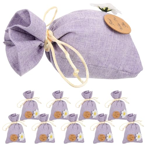 VINTORKY 10St Lavendel Sachet Tasche Duft zum Verpacken große Müllsäcke kleine Müllsäcke Papiertüten Organzabeutel klein Tee-Ei Beutel Beutel Taschen packen Parfümbeutel betäuben Lavender von VINTORKY