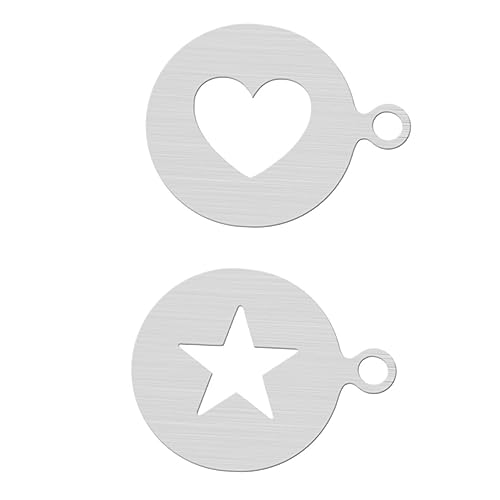 VINTORKY 2 Kaffee Latte Formen Herzform Kaffeeschablonen Für Gemahlenen Kaffee Cappuccino Kaffee Gadgets Artikel Latte Art Schablone Moderne Dekoration Wiederverwendbare Werkzeuge VINTORKY 2 Kaffee Latte Formen Herzform Kaffeeschablonen Für Gemahlenen Kaffee Cappuccino Kaffee Gadgets Artikel Latte Art Schablone Moderne Dekoration Wiederverwendbare Werkzeuge von VINTORKY