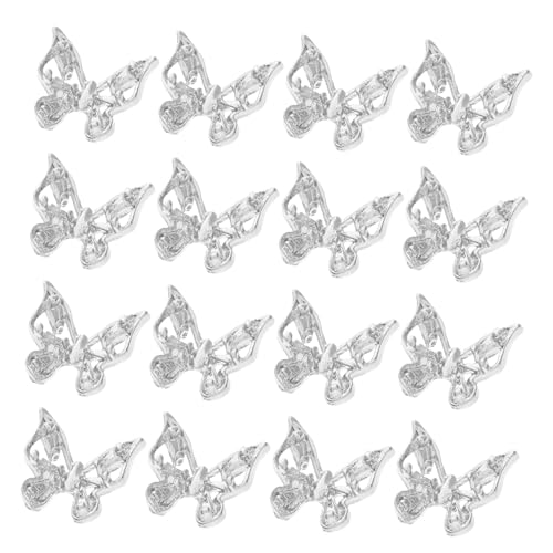 VINTORKY 30 Stück Nail Art Dreidimensionaler Diamantschmuck Schmetterling Nagel Charms Nagel Juwelen Schleife Nageldekoration Schmetterling Für Nägel Schleifen Nagel Charms Nagel Strass von VINTORKY