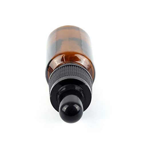 VINTORKY 8 Stück 5 Ml Ätherische Öle Glasflasche Mit Pipette Retro Antikglas Leerer Tropfflaschen Behälter Für Duftöle Und Dekoration Braune Pipettenflasche Nachfüllbar von VINTORKY