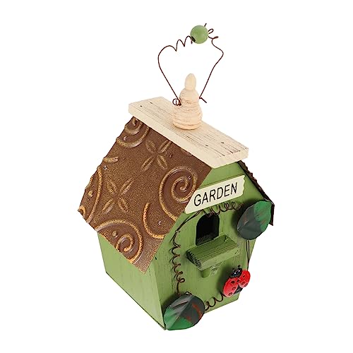 VINTORKY Chic Nest Vogelhaus Aus Holz Für Den Außenbereich Baumelnd Für Garten Oder Veranda VINTORKY Chic Nest Vogelhaus Aus Holz Für Den Außenbereich Baumelnd Für Garten Oder Veranda von VINTORKY