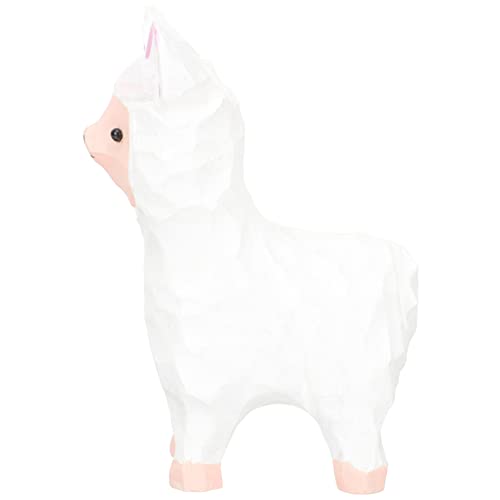 VINTORKY Elegante Holzschnitzerei Alpaka Figur Schaf Handwerk Für Wohnzimmer VINTORKY Elegante Holzschnitzerei Alpaka Figur Schaf Handwerk Für Wohnzimmer von VINTORKY