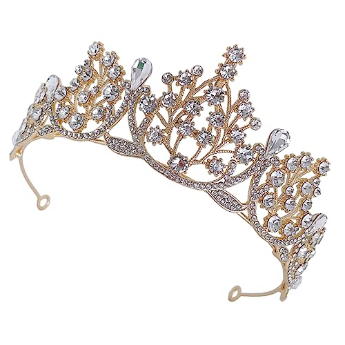 VINTORKY Luxus Strass Brautkrone Für Hochzeiten Und Festzüge Eleganter Haarschmuck Für Damen Ideales Brautgeschenk Oder Für Prinzessinnen Geburtstagsfeiern Funkelnd Und Stilvoll von VINTORKY