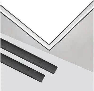 5M Selbstklebende PVC-Dekorationslinie Goldspiegel-Wandaufkleber Wasserdichtes Klebeband Wohnzimmerdekoration Hintergrund-Dekorationsstreifen-2CM-Schwarz-5 Meter von VIOLK
