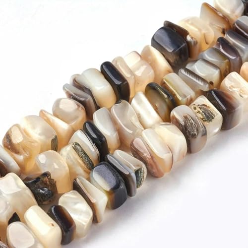 8~11mm natürliche Süßwasser-Muschelperlen, Muschelfarbe, quadratische Heishi-Perlen für Armbänder, Damen, DIY-Schmuckherstellung, Zubehör-Standard von VIOLK