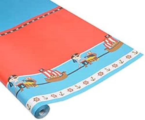 Vipkids 6PIR010 Tischdecke, Waffelmuster, 118 x 500 cm, Rot von VIP kids