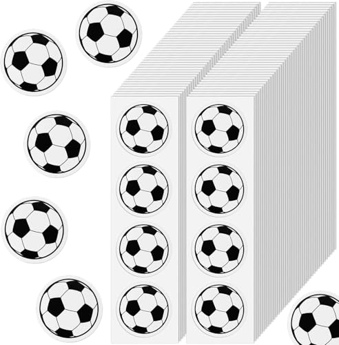 100 Stück Fussball Sticker, Wasserfest Fußball Sticker Geeignet Aufkleber Kinder, Für Scrapbooking Fußball Sport Aufkleber r Für Fußball Liebhaber und Fußball Party Dekorationen von VIRHWOEA