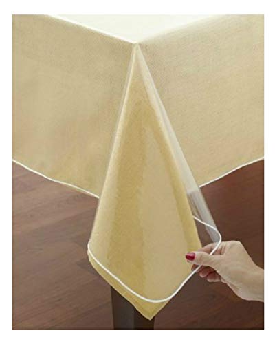 Tischdecke Schutz PVC Transparent (140 x 300 cm) von VITA PERFETTA