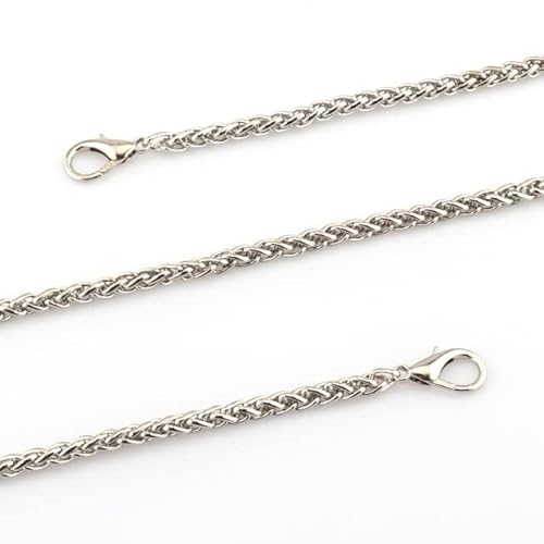 VITAU Gold Silver Black 5mm Thin Chain Bag Chain Handbag Accessories Metal Alloy Bag Chain Strap Bag Accessories von VITAU