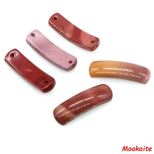VIXDA 35 x 10 mm Natursteine, rechteckige Anhänger, Perlen, Amethysten, Tigerauge, Verbindungsperle für DIY-Armband, Armreif, Schmuck VIXDA 35 x 10 mm Natursteine, rechteckige Anhänger, Perlen, Amethysten, Tigerauge, Verbindungsperle für DIY-Armband, Armreif, Schmuck von VIXDA