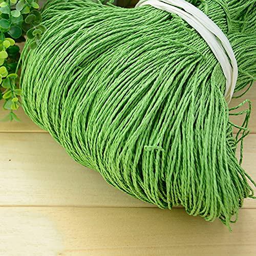 VIXDA 500g/lot Raffia Stroh Garn Sommer Hut Garn Häkelgarn für handgemachte Hüte Körbe Handwerk von VIXDA