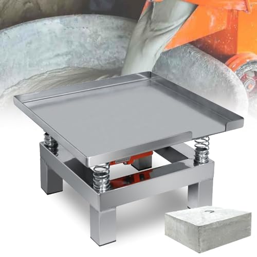 VNATWGOO 10 Kg Tragkraft-RüTtelmaschine, 13,8X13,8“ Beton-RüTteltisch, 50 W Kleiner VibrationsprüFstand, Vibrationsplattform FüR Spritzguss,110V von VNATWGOO