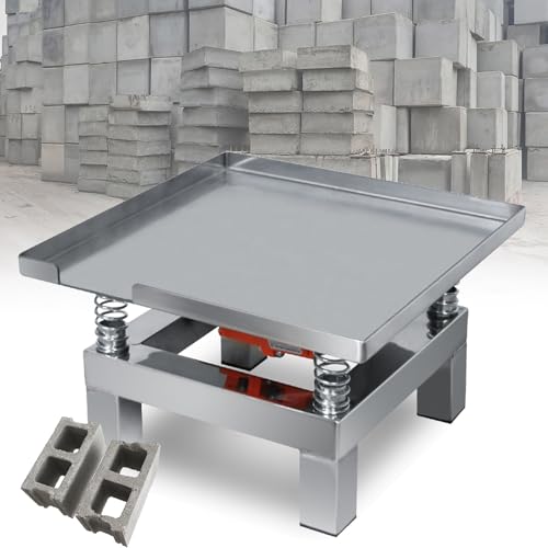 VNATWGOO 10 Kg Tragkraft-RüTtelplattform, 13,78"×13,78" Beton-RüTteltisch, Elektrischer Beton-RüTtelverdichter,110V von VNATWGOO