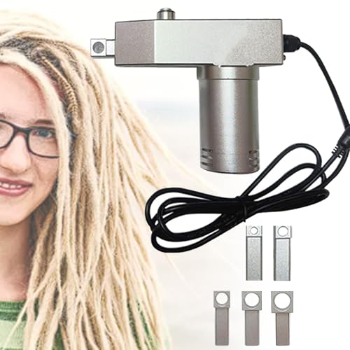 VNATWGOO DIY-Flechtset FüR Dreadlocks, Mit 6 Verschiedenen KopfgrößEn, Elektrisches Werkzeug Zum Flechten Von Haaren, Tragbarer Dreadlock-Maker, HandgefüHrte Dreadlock-Maschine,110V von VNATWGOO