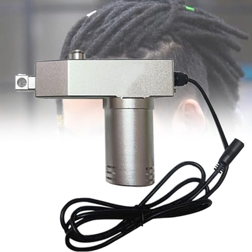 VNATWGOO Dreadlock-Flechtmaschine, Mit 6 KöPfen (6/8/10/12/14/16 Mm), Elektrische Hand-Dreadlock-Maschine, Zum Flechten Von HaarverläNgerungen Zum Selbermachen,220V von VNATWGOO