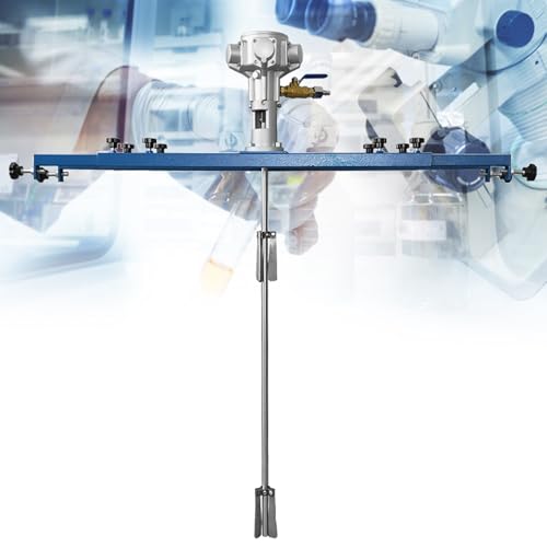 VNATWGOO IBC-LuftrüHrer, Pneumatischer Halterungsmischer, FarbrüHrmaschine, Kommerzieller Pneumatischer Mischer, Mit Klappklinge,B-250mmblade von VNATWGOO