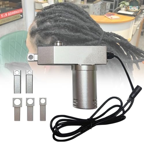 VNATWGOO Tragbarer Dreadlock-Maker, Elektrisches Dreadlock-Maschinen-Set, HandgefüHrte Dreadlock-Maschine, Automatischer Dreadlock-Maker, DIY-Werkzeug Zum Flechten Von Haaren,110V von VNATWGOO