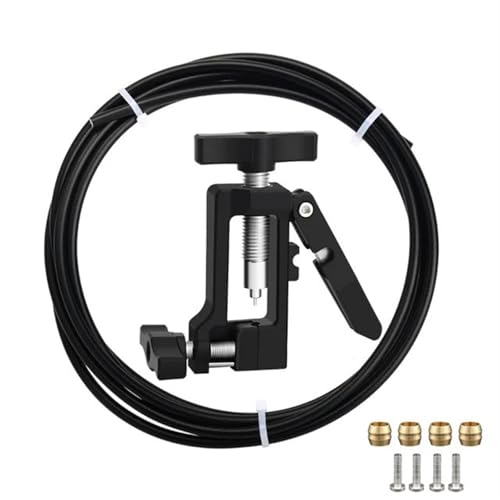 VNSMM Fahrrad Reparaturset Fahrrad Werkzeugset Fahrrad Bremse Hydraulische Schlauch Öl Nadel Fahrer Einsatz Installieren Werkzeug Bike Kabel Zange Olive Stecker Werkzeuge(Set 1 Black BH90) von VNSMM