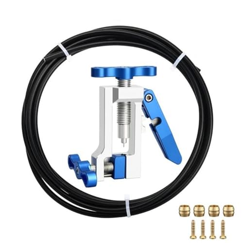 VNSMM Fahrrad Reparaturset Fahrrad Werkzeugset Fahrrad Bremse Hydraulische Schlauch Öl Nadel Fahrer Einsatz Installieren Werkzeug Bike Kabel Zange Olive Stecker Werkzeuge(Set 1 Blue BH59) von VNSMM