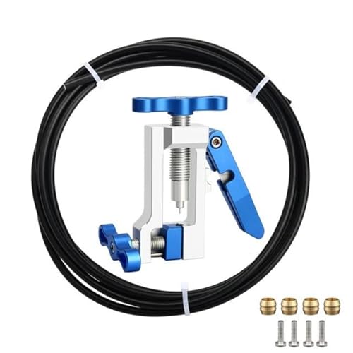 VNSMM Fahrrad Reparaturset Fahrrad Werkzeugset Fahrrad Bremse Hydraulische Schlauch Öl Nadel Fahrer Einsatz Installieren Werkzeug Bike Kabel Zange Olive Stecker Werkzeuge(Set 1 Blue BH90) von VNSMM