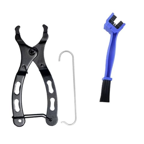 VNSMM Fahrrad Reparaturset Fahrrad Werkzeugset Fahrradkettenschnallenzange Fahrradreparaturwerkzeug-Set Mini-MTB-Kettenfreigabe Magic Link Clamp Entfernungs- und Installationszange(Black-C) von VNSMM