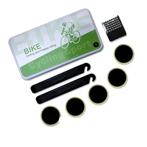 VNSMM Fahrrad Reparaturset Fahrrad Werkzeugset Fahrradreparaturwerkzeuge mit Dreieckstasche, 16-in-1-Fahrradwartungs-Notreparaturwerkzeugsatz, Schraubendreher, Reifenpumpe(Tire Repair kit) von VNSMM