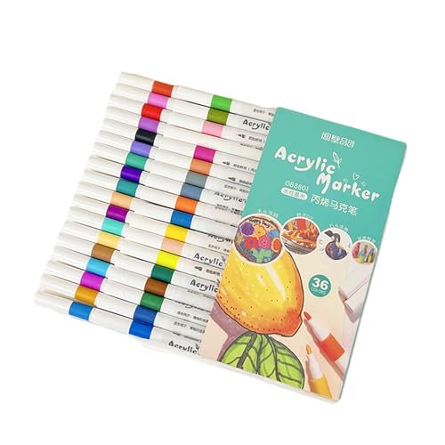 Acryl-Marker, Faserspitze, Acrylmalstift für Kinder, Studenten, Zeichnen, Kartenherstellung, Scrapbooking von VOCUE