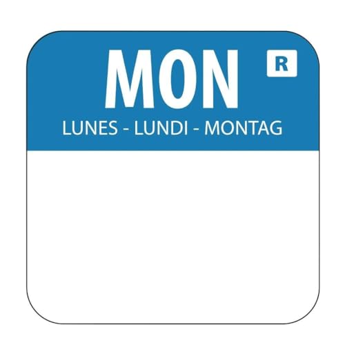 Vogue l931 Kodiert Lebensmittel Etiketten, Montag, blau von VOGUE