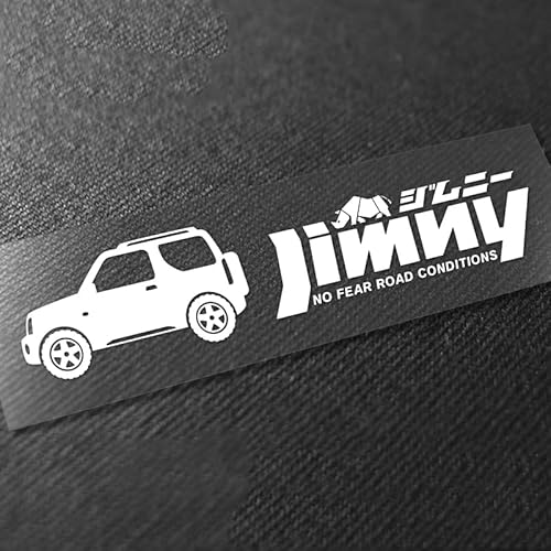 VOLBOZ 2 Stück Auto Emblem Aufkleber für Suzuki Jimny, Buchstaben Emblem Aufkleber, Auto Body Abzeichen Sticker, Logo Abzeichen Styling Dekorationsaufkleber von VOLBOZ