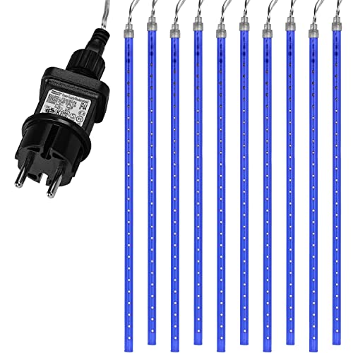 VOLTRONIC LED Meteorschauer, innen und außen, IP44, Größen- und Farbwahl, 240 LEDs, blau von VOLTRONIC