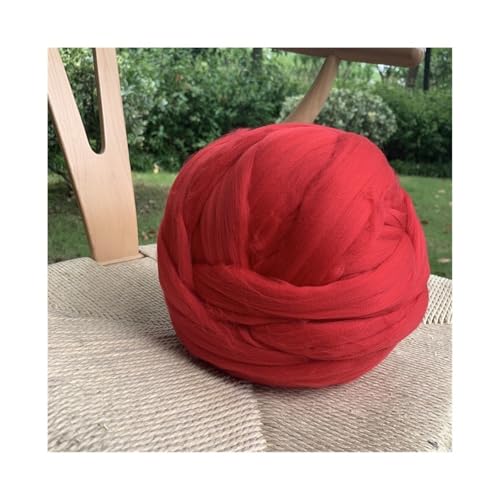 VONCYKI 1000 g/Knäuel, weiche Merinowolle, Stricken, Decke, dick, grobe Garne, Handstricken, Spinnen, Häkeln, Nähgarn, Rot von VONCYKI