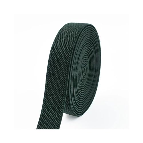 VONCYKI 2-10Meters 38mm Elastic Band for Pants Waistband Sewing Rubber Ribbon Garment Belt Underwear Stretch Webbing DIY Accessories(DarkGreen,10METERS_38MM) von VONCYKI