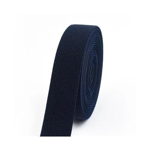 VONCYKI 2-10Meters 38mm Elastic Band for Pants Waistband Sewing Rubber Ribbon Garment Belt Underwear Stretch Webbing DIY Accessories(NavyBlue,5METERS_38MM) von VONCYKI