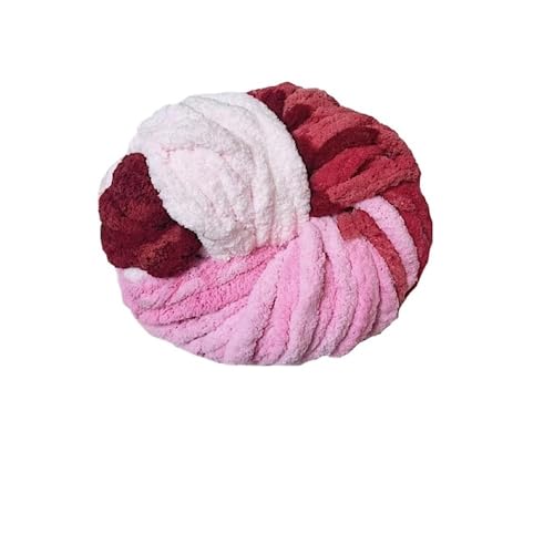 VONCYKI 2 cm dickes Strickgarn, Stärke 7, Plüsch-Jumbo-Garn, Acryl, dickes Garn, sperriges Garn für Mützen, Häkeln, Bett, Armstricken, Überwurf, Decke (31 Nihong) von VONCYKI