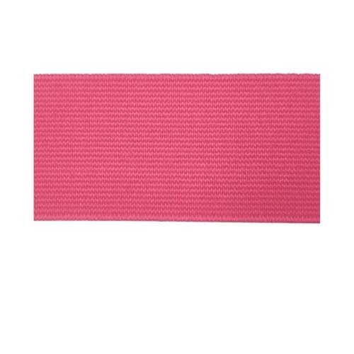 VONCYKI 2M 20/25/30/40/50mm Rubber Band Fold Over Elastic Band for Underwear Pants Bra Rubber Clothes Adjustable Soft Waistband Elastic(Rose Red,50mm) von VONCYKI