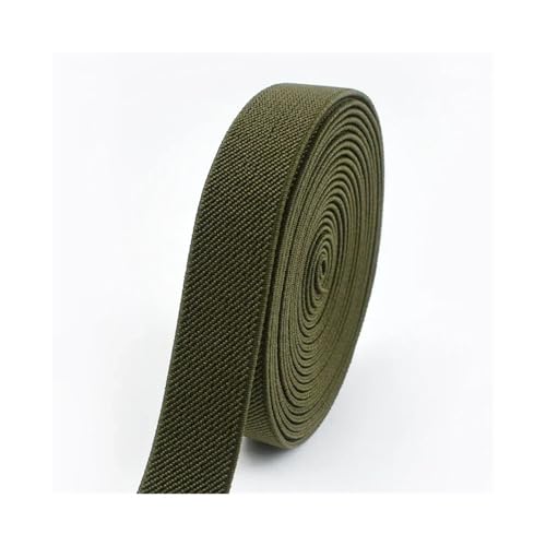 VONCYKI 3/5Meters 10-50mm Elastic Bands for Trousers Waist Rubber Band Stretch Webbing Tapes Belt DIY Underwear Clothes Sewing Accessory(ArmyGreen,3METERS_30MM) von VONCYKI