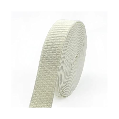 VONCYKI 3/5Meters 10-50mm Elastic Bands for Trousers Waist Rubber Band Stretch Webbing Tapes Belt DIY Underwear Clothes Sewing Accessory(Beige,3METERS_20MM) von VONCYKI