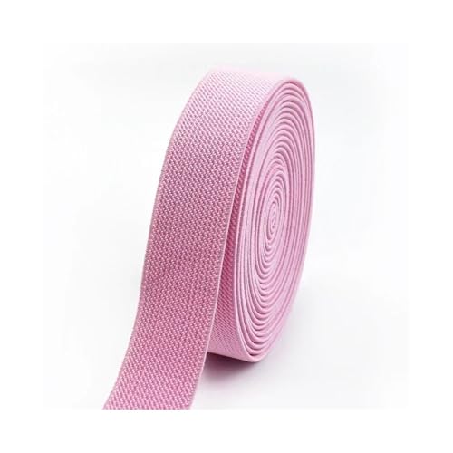 VONCYKI 3/5Meters 10-50mm Elastic Bands for Trousers Waist Rubber Band Stretch Webbing Tapes Belt DIY Underwear Clothes Sewing Accessory(Pink,3METERS_20MM) von VONCYKI