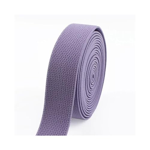 VONCYKI 3/5Meters 10-50mm Elastic Bands for Trousers Waist Rubber Band Stretch Webbing Tapes Belt DIY Underwear Clothes Sewing Accessory(Purple,3METERS_25MM) von VONCYKI