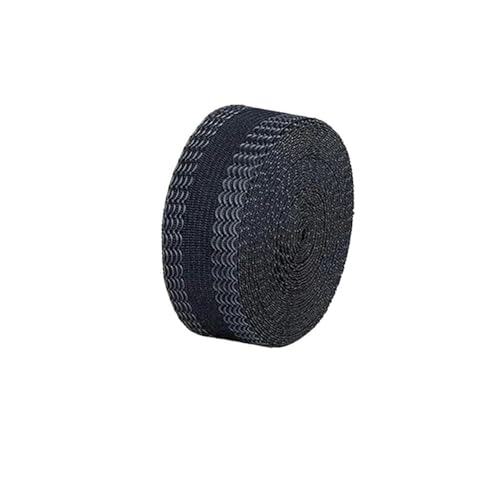 VONCYKI Hosenkantenkürzer, selbstklebendes Klebeband für Hosen, Beine, Kantenkürzung, Kleister, Saum, zum Aufbügeln auf Hosen, Jeans, Kleidung, Länge verstellbar (Schwarz, 1 m) von VONCYKI