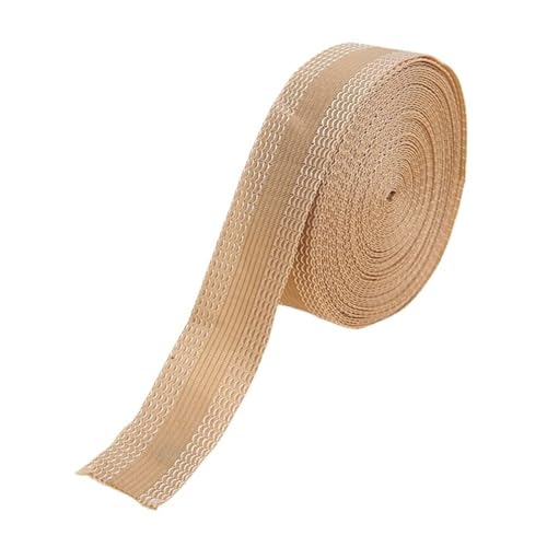 VONCYKI Pants Edge Shorten Selbstklebendes Hosenmund-Paste, zum Aufbügeln am Saum, Stoff, zum Verschmelzen, Säumen, Bügeln, Nähen, Band (Beige, 300 cm) von VONCYKI