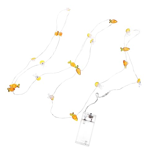 VOSAREA 1 Satz Ostern Thema Kaninchen String Lampe Szene Ostern Szene Schmuck von VOSAREA