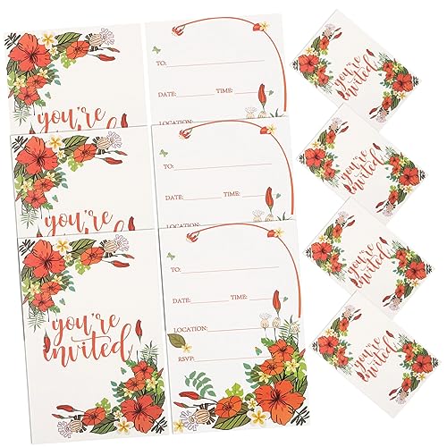 VOSAREA 10 Blätter -karten Hochzeitskarten Einladungskarten Für Partys Nachrichtenkarten Festkarten Geschenkt Partykarten Segenskarten Geschenkkarten Hochzeit Quinceanera-karte Papier von VOSAREA