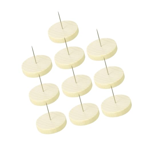 VOSAREA 10Er Set Ständer Für Puppenständer Nadel Puppenständer Nadel Puppenständer Puppenständer Filz Puppenständer Modell Puppenständer Monitorständer Metall Beige von VOSAREA