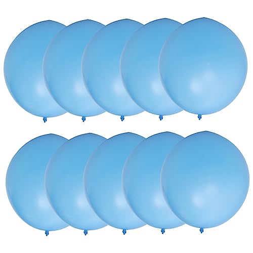 VOSAREA 10st 36 Zoll Großer Ballon Alles Zum Geburtstag Dekorationen Luftballons Für Hochzeitsfeiern Valentinstag-party-dekoration Gastgeschenke Party-dekorationsballons Emulsion Blue von VOSAREA