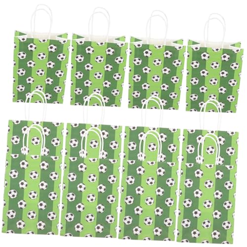 VOSAREA 12 Stück Beutel Bonbontüten Papiertüten Für Verpackungsbeutel Für Fußball Snacks Dekorative Beutel Fußball Goodie Bags Waschmaschinen Ablaufdichtung von VOSAREA