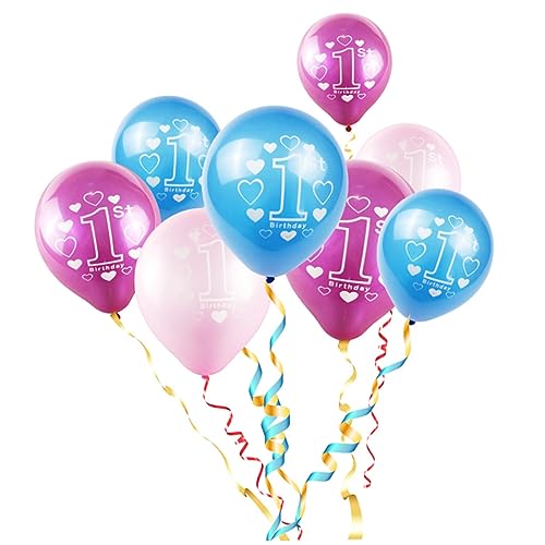 VOSAREA 15 Stück 1 Set Partyzubehör Luftballons Für Transparente Luftballons Buchstabenballons Herzförmiger Ballon Herzförmiger Ballon Klare Luftballons Konfetti Luftballons von VOSAREA