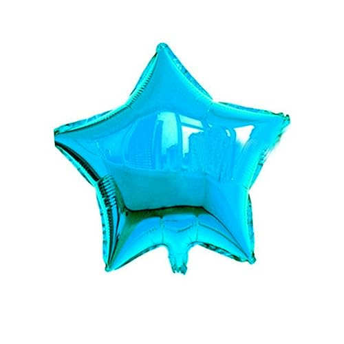 VOSAREA 18 Sterne Heliumballon Luftgefüllte Ballons Aufblasbare Ballons Valentinsballons Kombinationsscheibenballons Valentinsballons Sternballons Hochzeitsballons Blau von VOSAREA